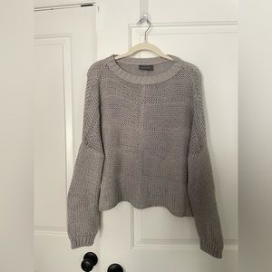 Wooden Ships Oversized Gray Sweater